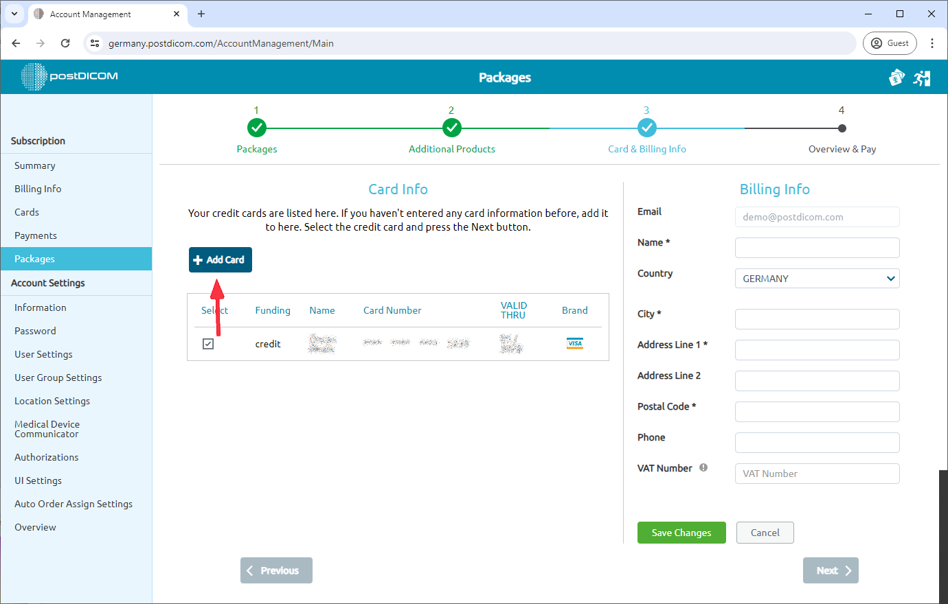 How To Subscribe to PostDICOM's paid plans