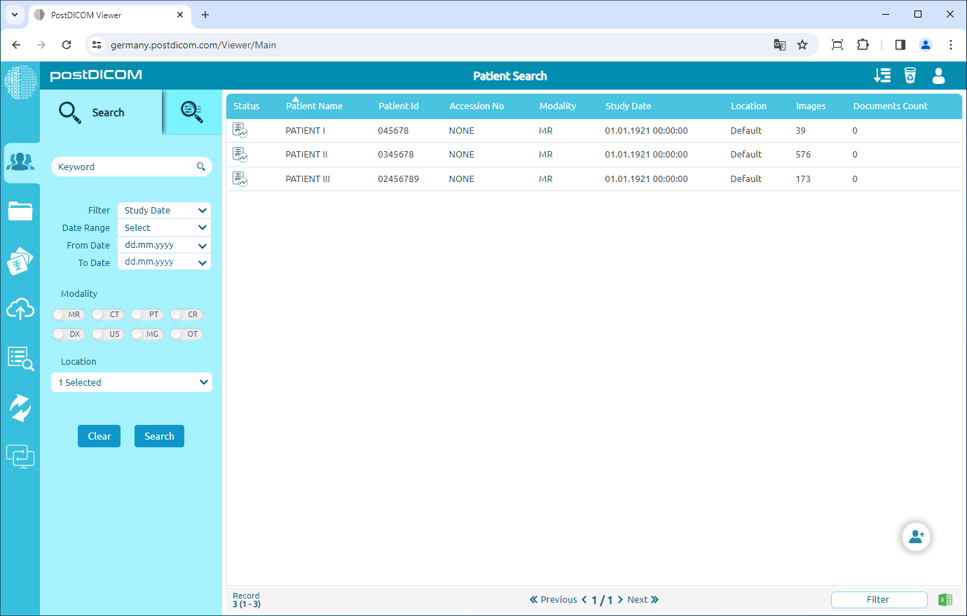 Moving Patient Images and Documents to Recycle Bin