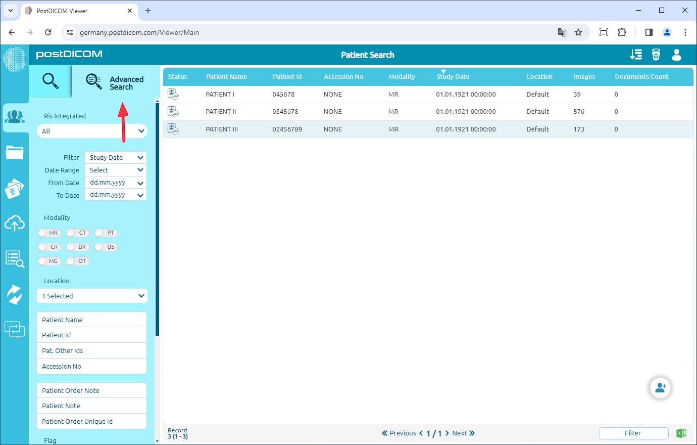 Searching Patient Orders